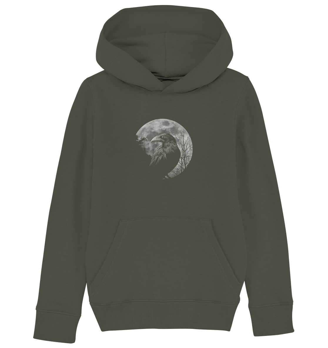 Vollmond-Rabe - Kids Organic Hoodie