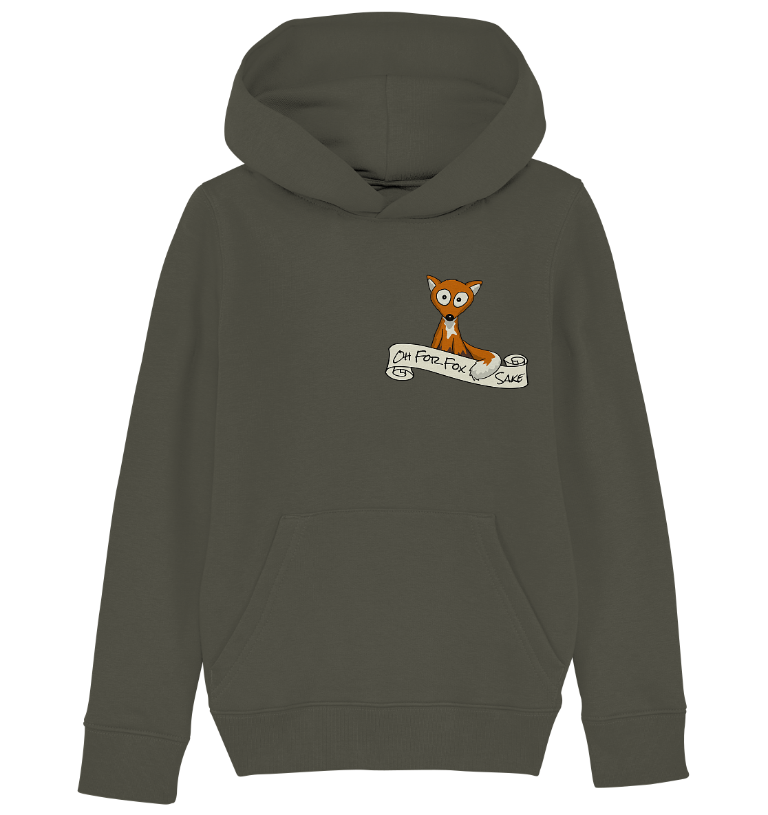 Oh For Fox Sake – Um Fuchses Willen - Kids Organic Hoodie