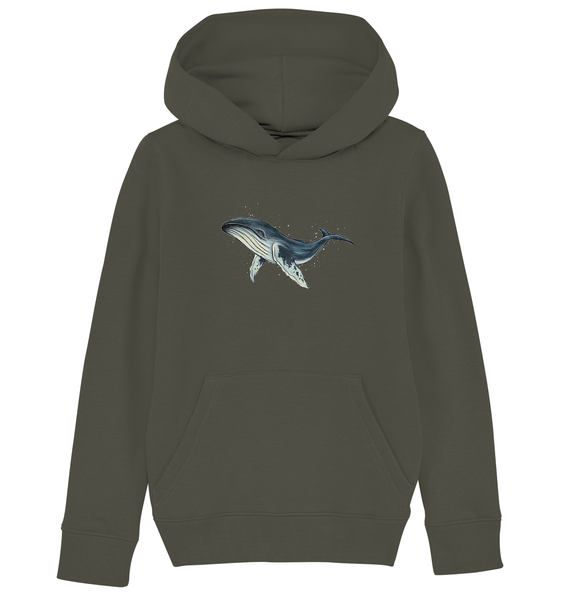Tiefsee Ozean-Riese Buckelwal - Kids Organic Hoodie
