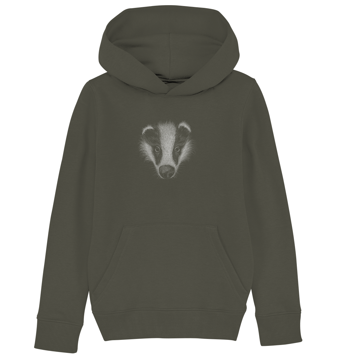 Kritzel-Kunst Dachs Illustration - Kids Organic Hoodie