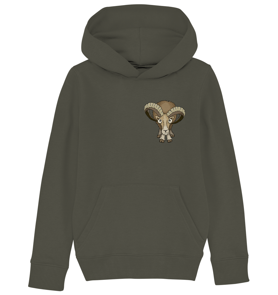 Bockiges Mufflon Widder Schafbock - Kids Organic Hoodie