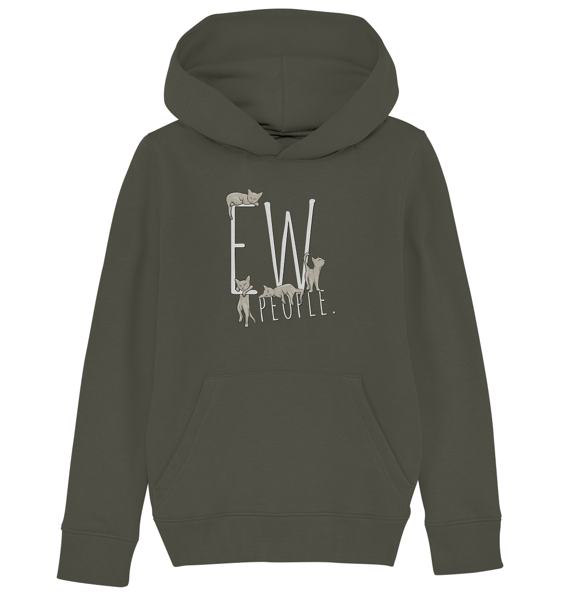 Ew, People. Sarkastische Katzen - Kids Organic Hoodie