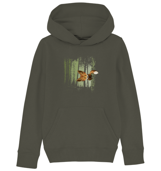 Fuchs im Zwielicht-Wald - Kids Organic Hoodie