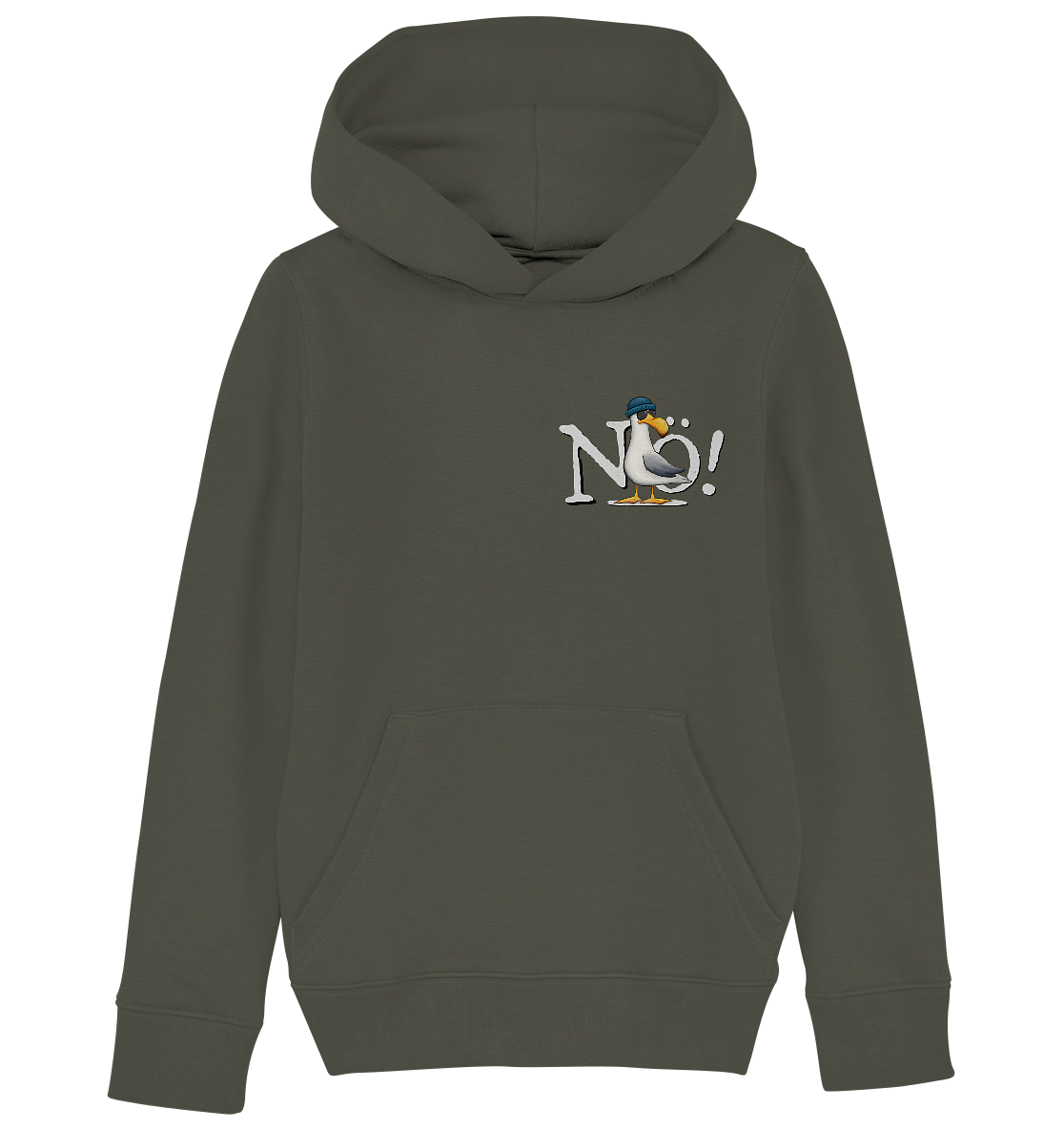 Nö Kein Bock Möwe - Kids Organic Hoodie