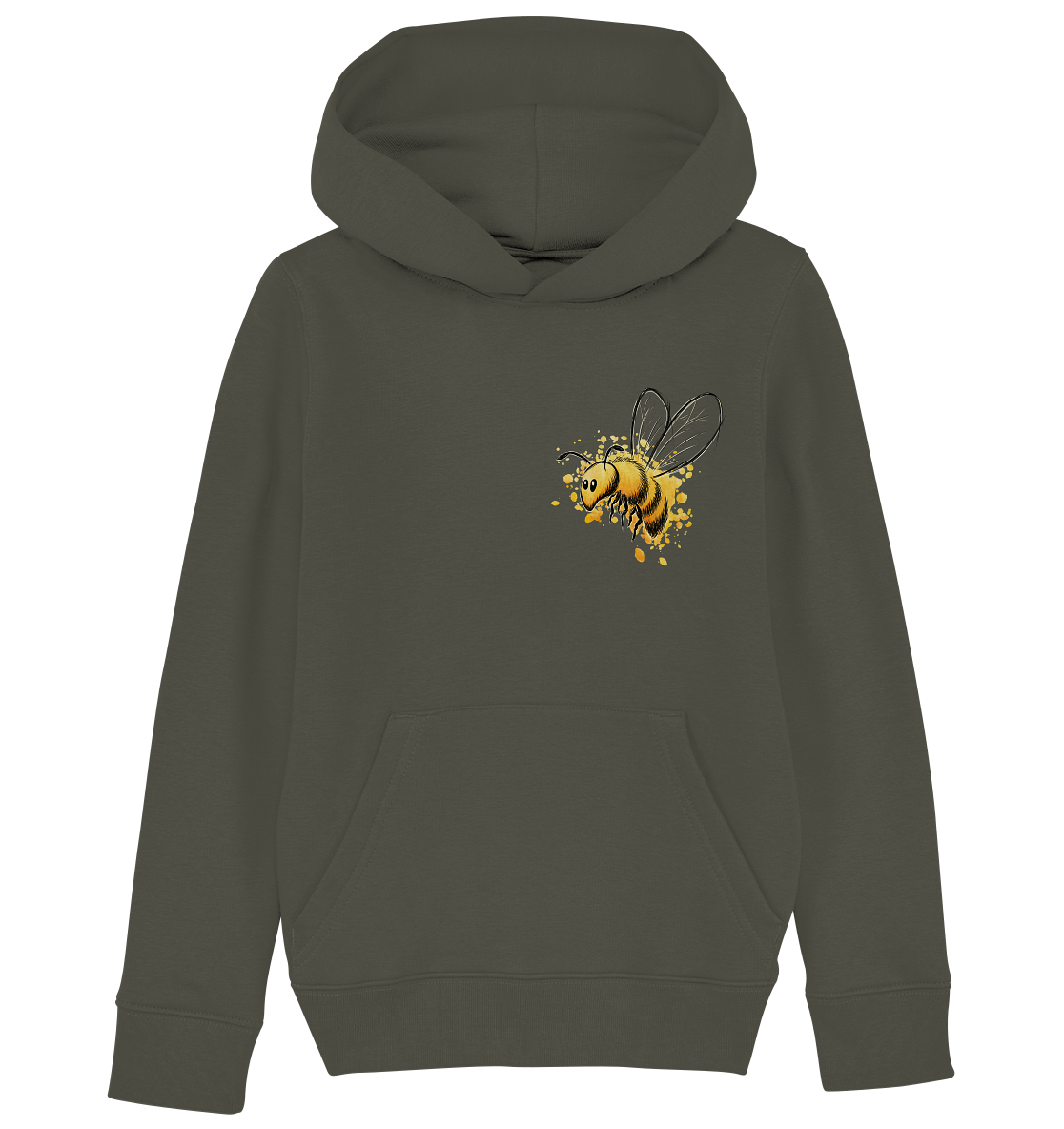 Lässige kleine Honig-Biene - Kids Organic Hoodie
