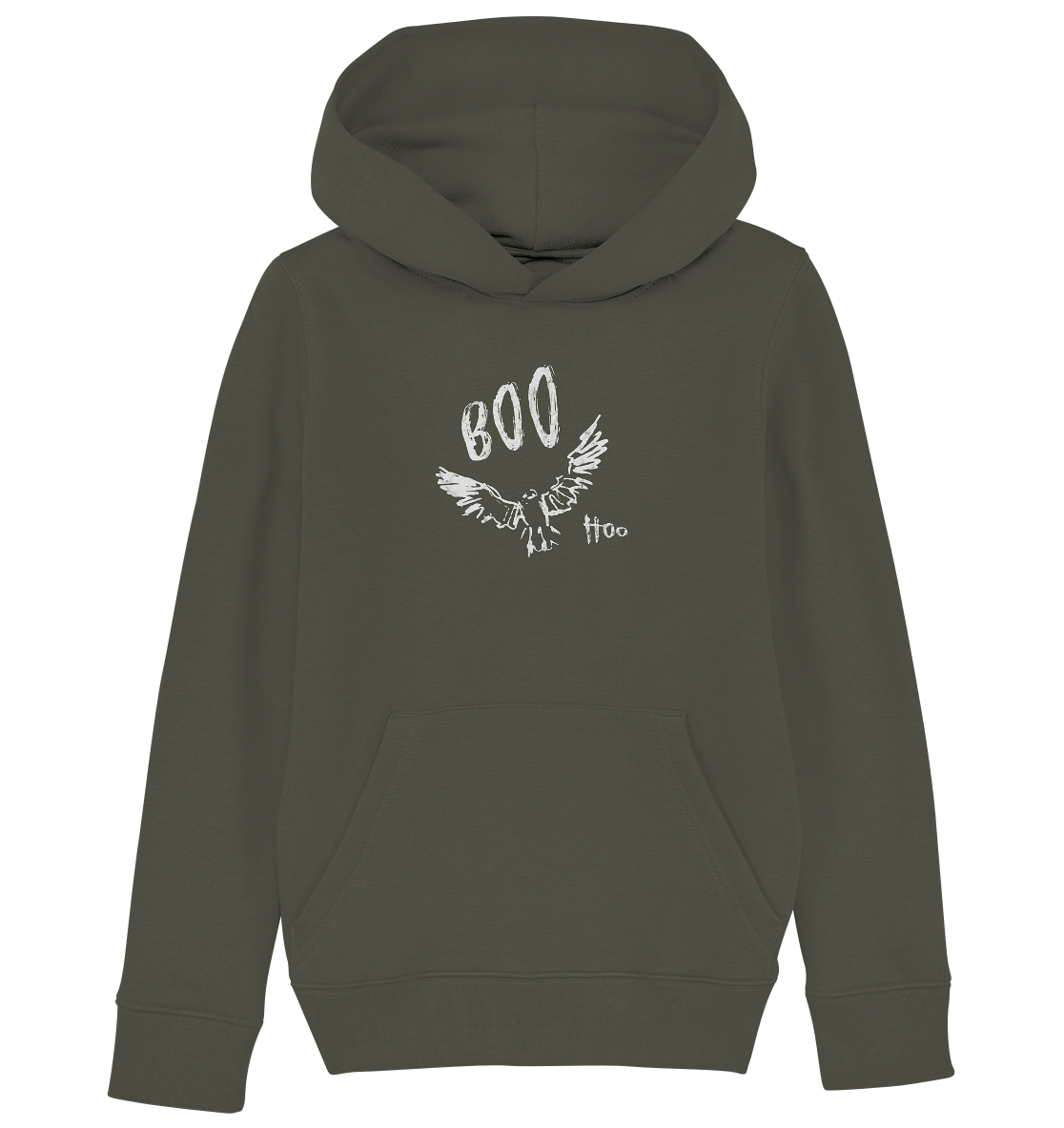 Boo Hoo! Fliegende Eule  - Kids Organic Hoodie