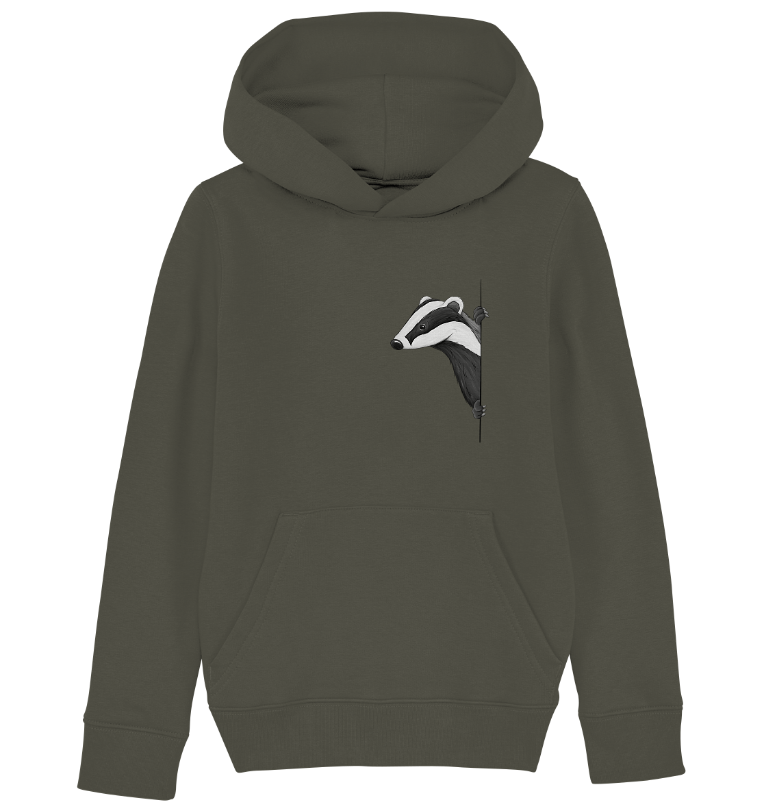 Lässiger Dachs Meister Grimbart - Kids Organic Hoodie