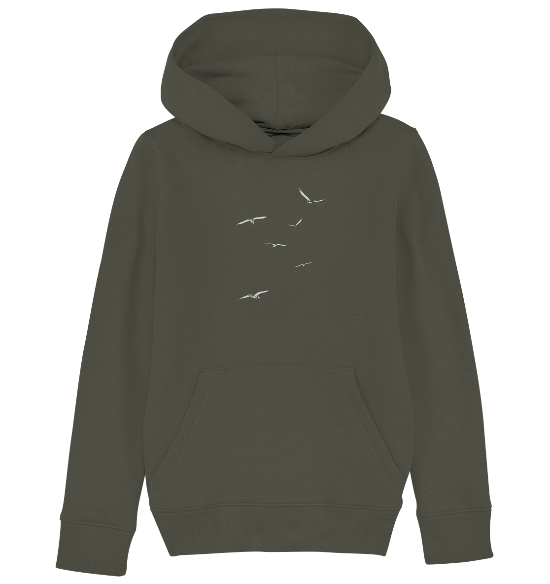 Vogelschwarm – Traum vom Fliegen - Kids Organic Hoodie