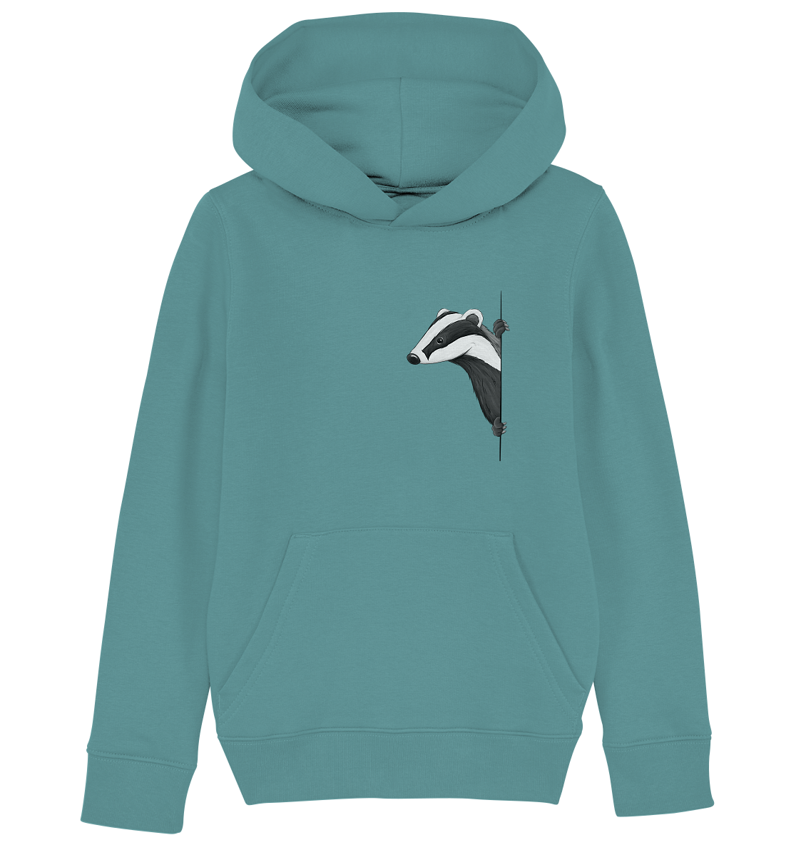 Lässiger Dachs Meister Grimbart - Kids Organic Hoodie