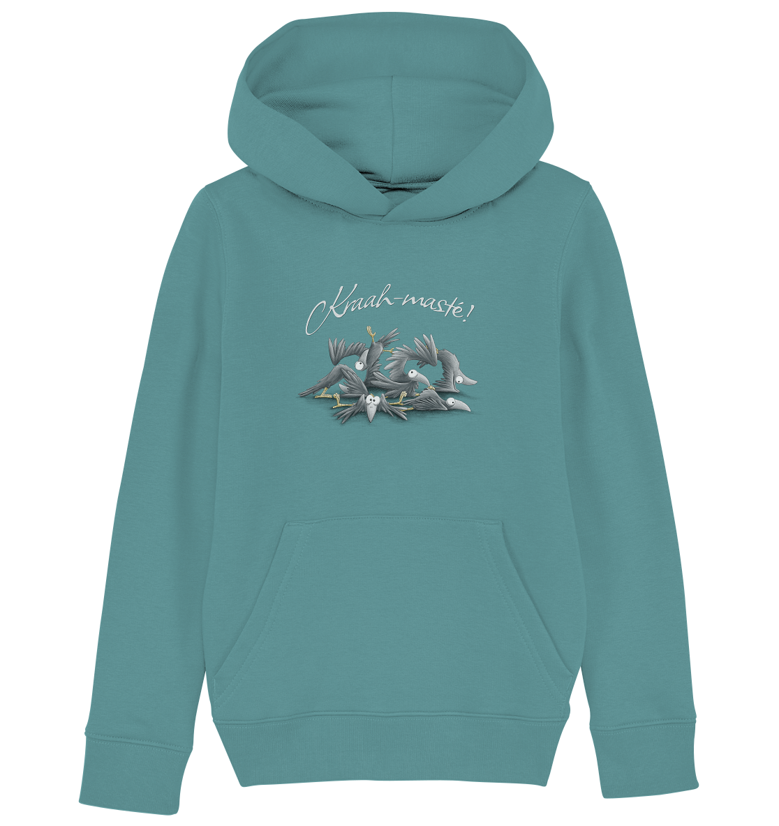 Kraah-masté! Yoga Raben Krähen - Kids Organic Hoodie