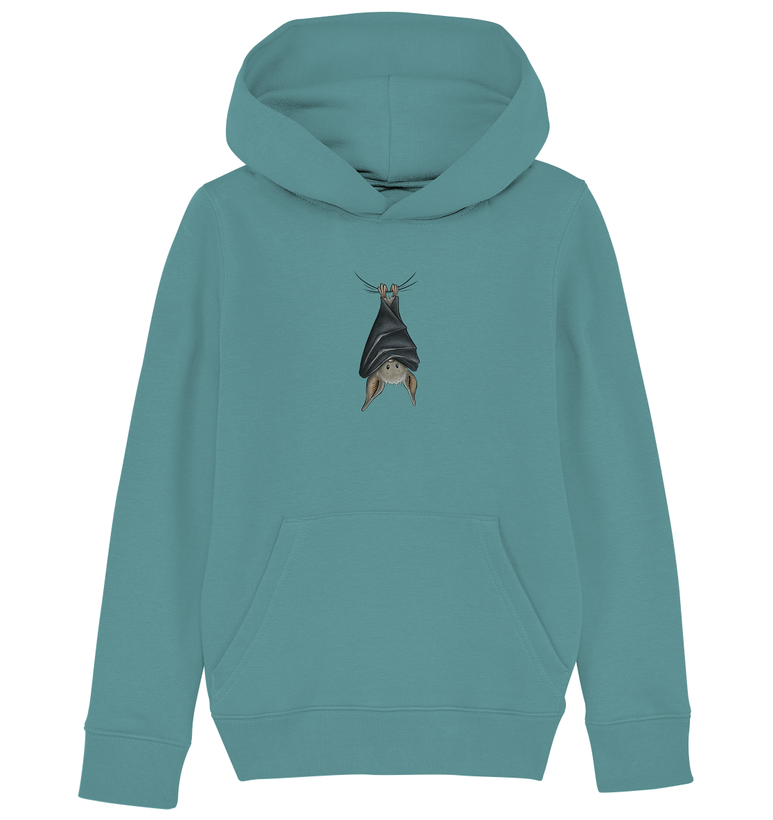 Lustig chillende Fledermaus - Kids Organic Hoodie