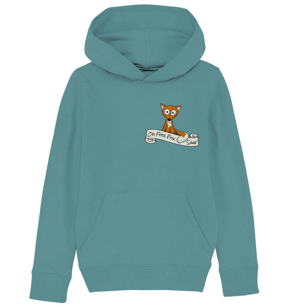 Oh For Fox Sake – Um Fuchses Willen - Kids Organic Hoodie