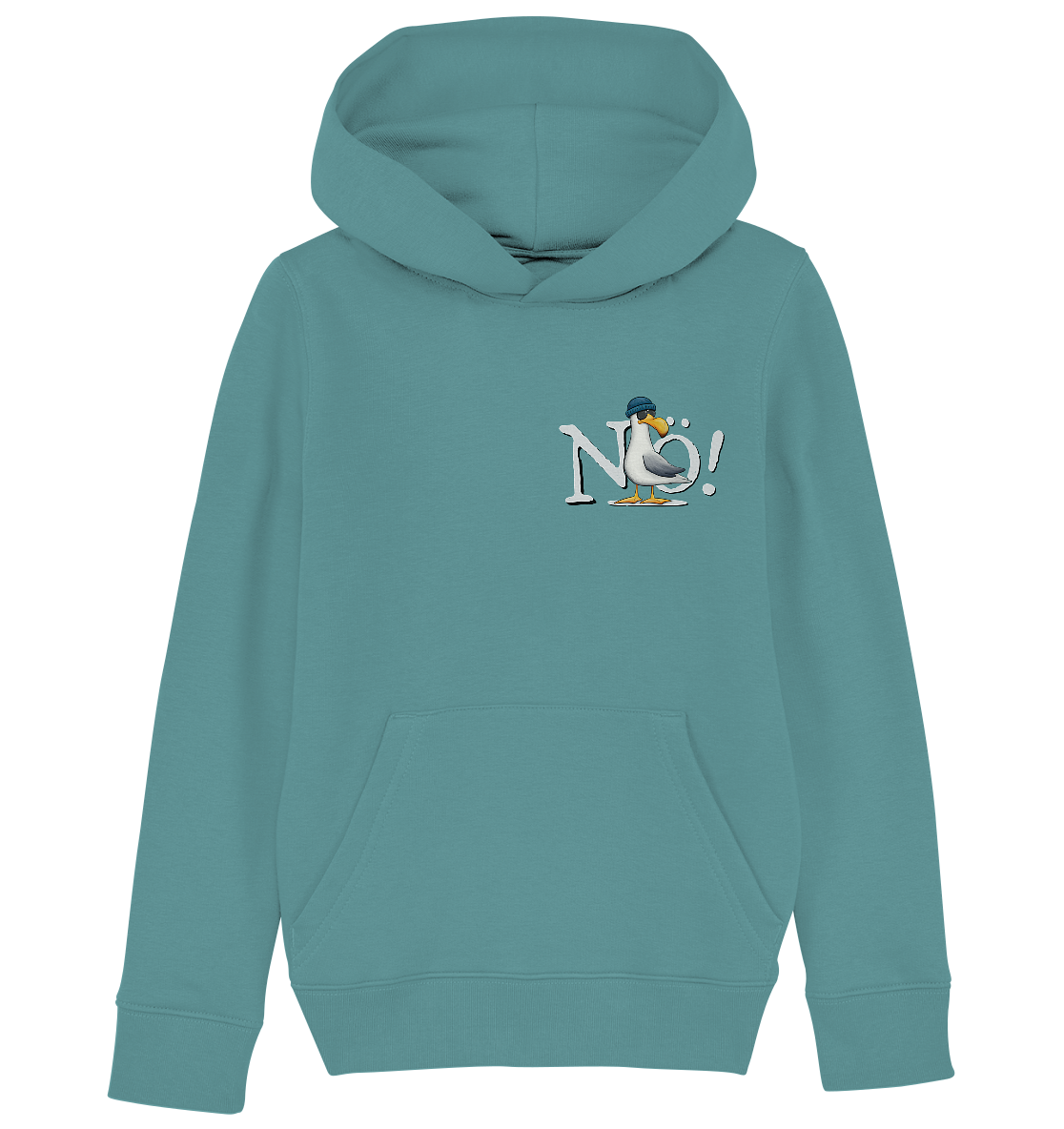 Nö Kein Bock Möwe - Kids Organic Hoodie