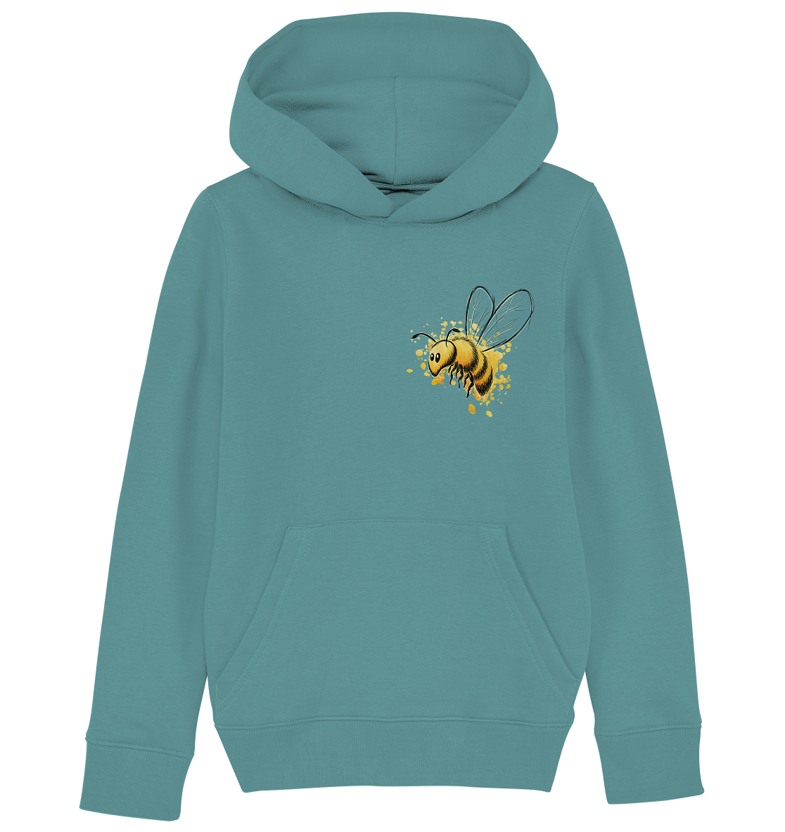 Lässige kleine Honig-Biene - Kids Organic Hoodie