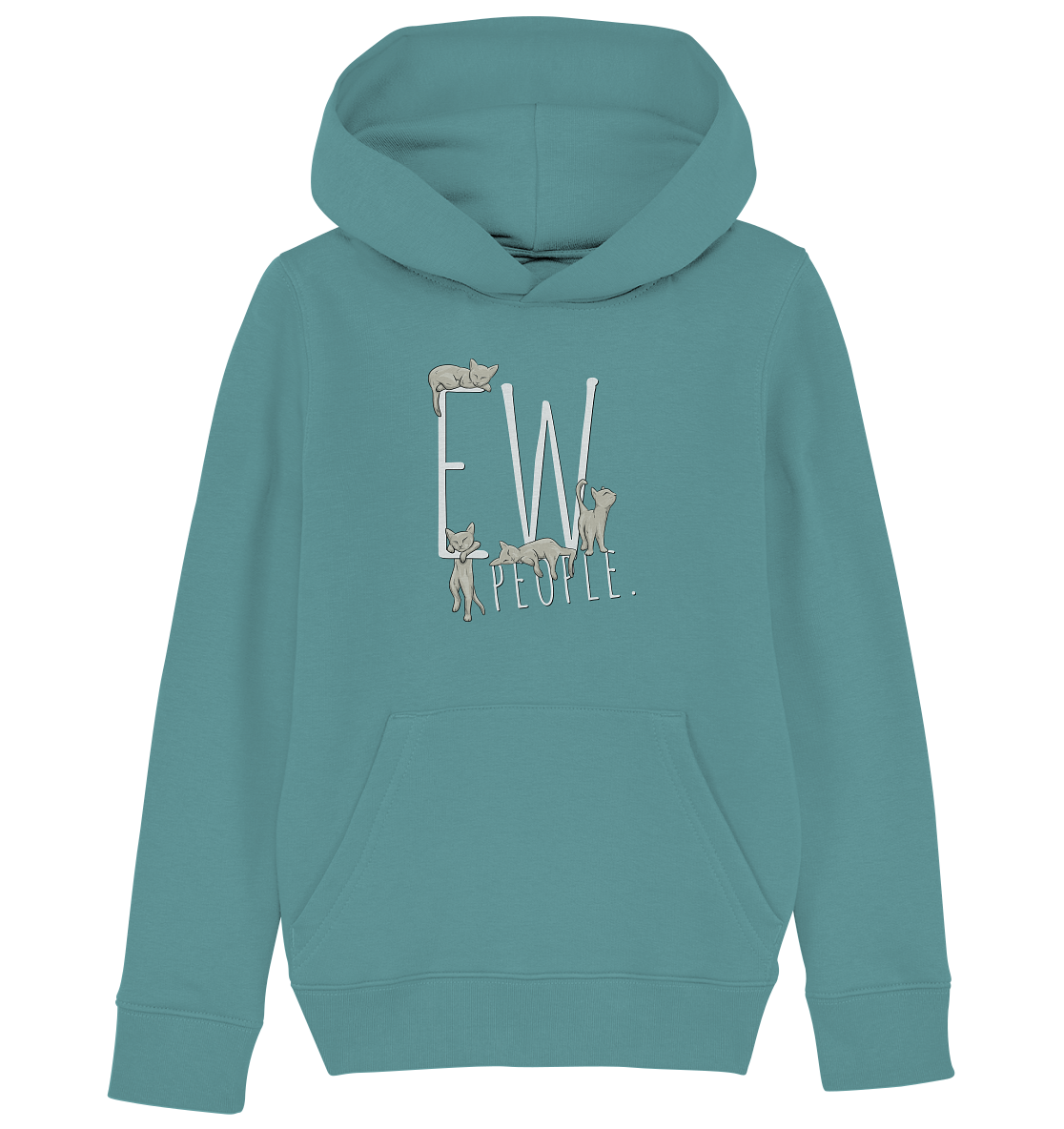 Ew, People. Sarkastische Katzen - Kids Organic Hoodie