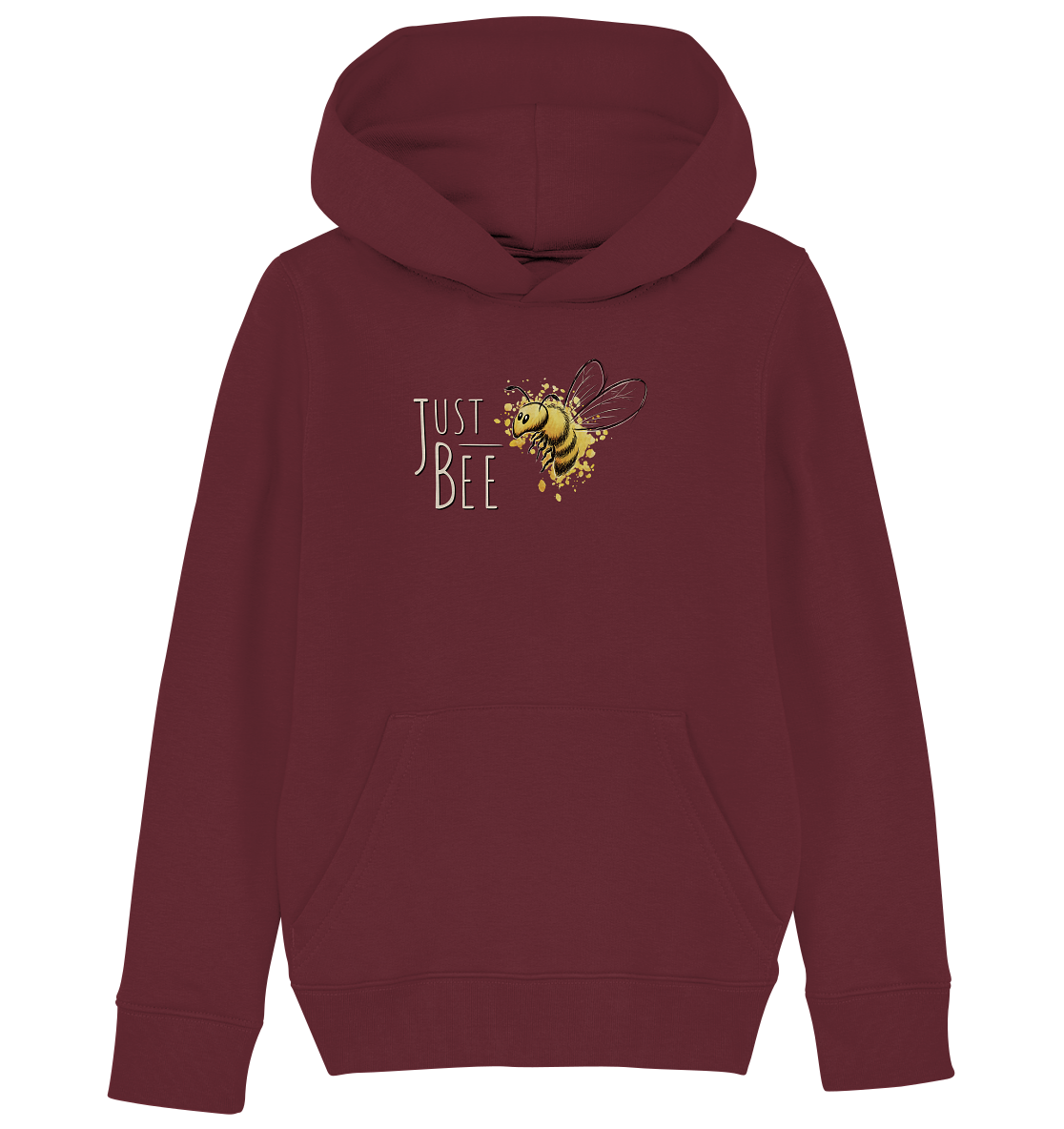 Just Bee, kleine Honig-Biene - Kids Organic Hoodie