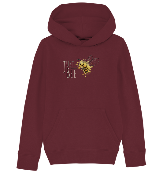Just Bee, kleine Honig-Biene - Kids Organic Hoodie