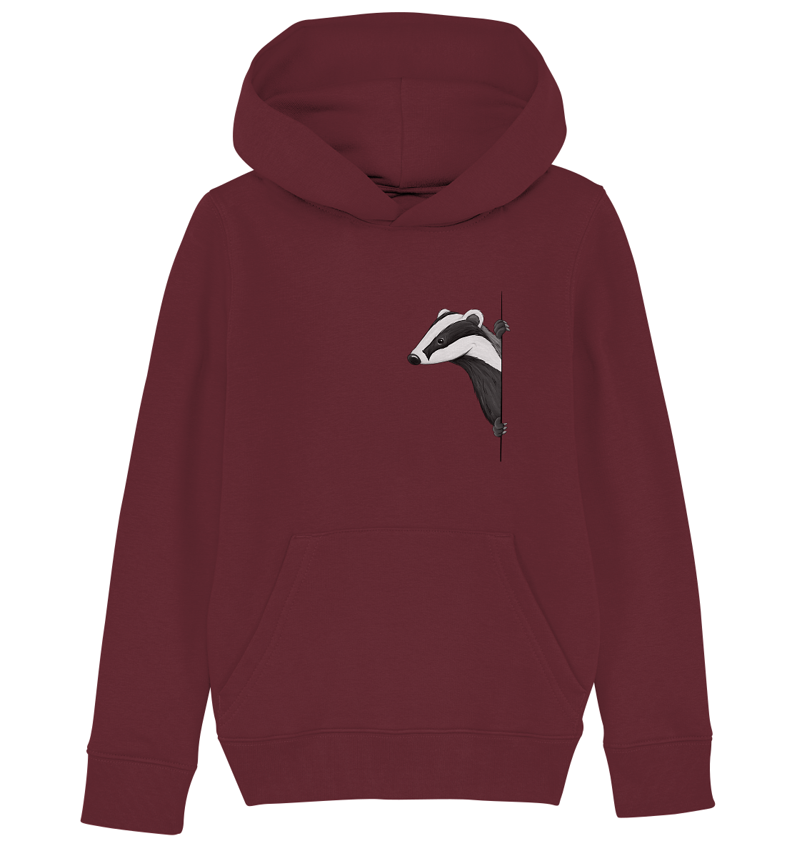 Lässiger Dachs Meister Grimbart - Kids Organic Hoodie