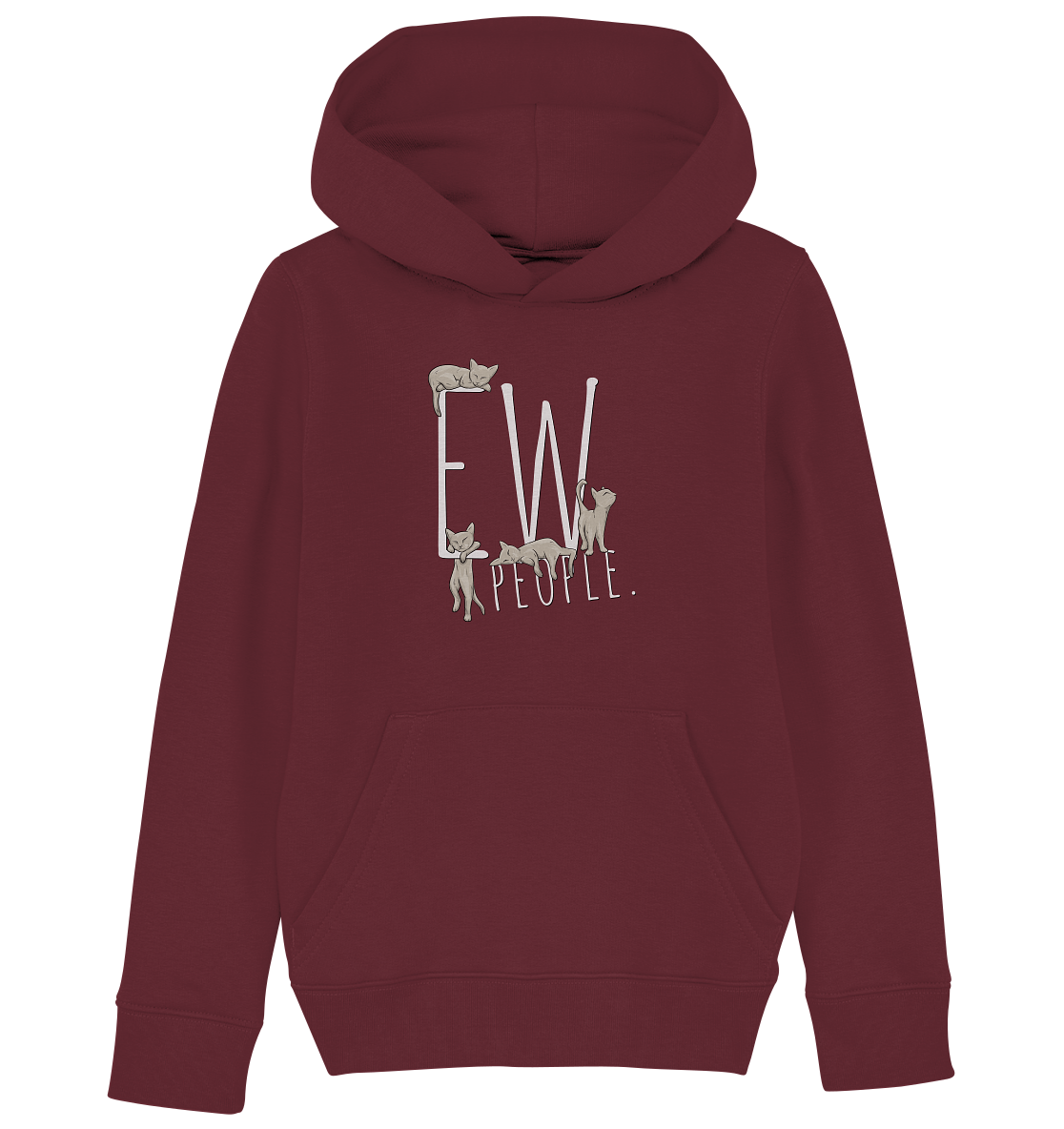 Ew, People. Sarkastische Katzen - Kids Organic Hoodie