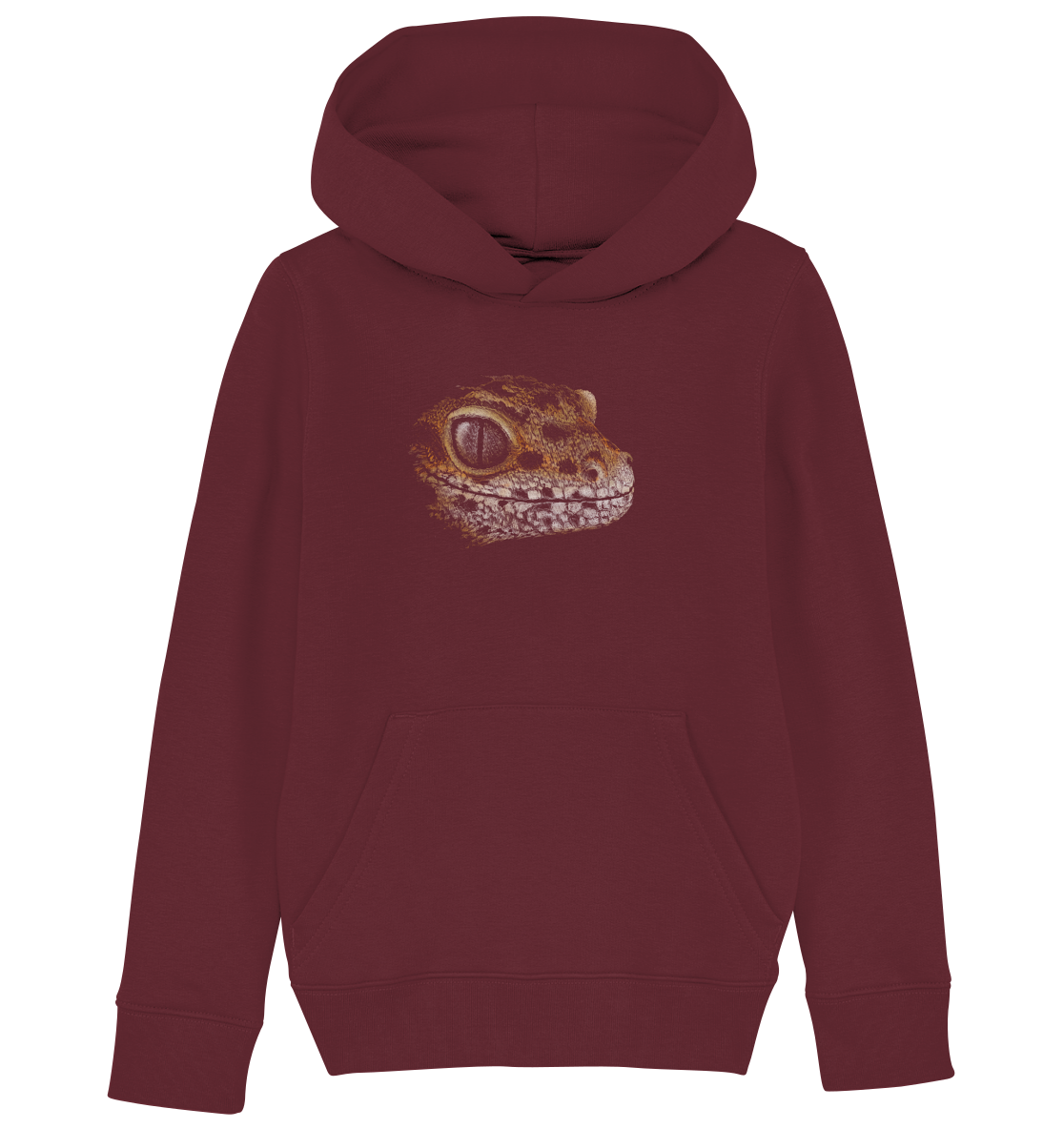 Leopard Gecko Skizze Kritzelkunst - Kids Organic Hoodie