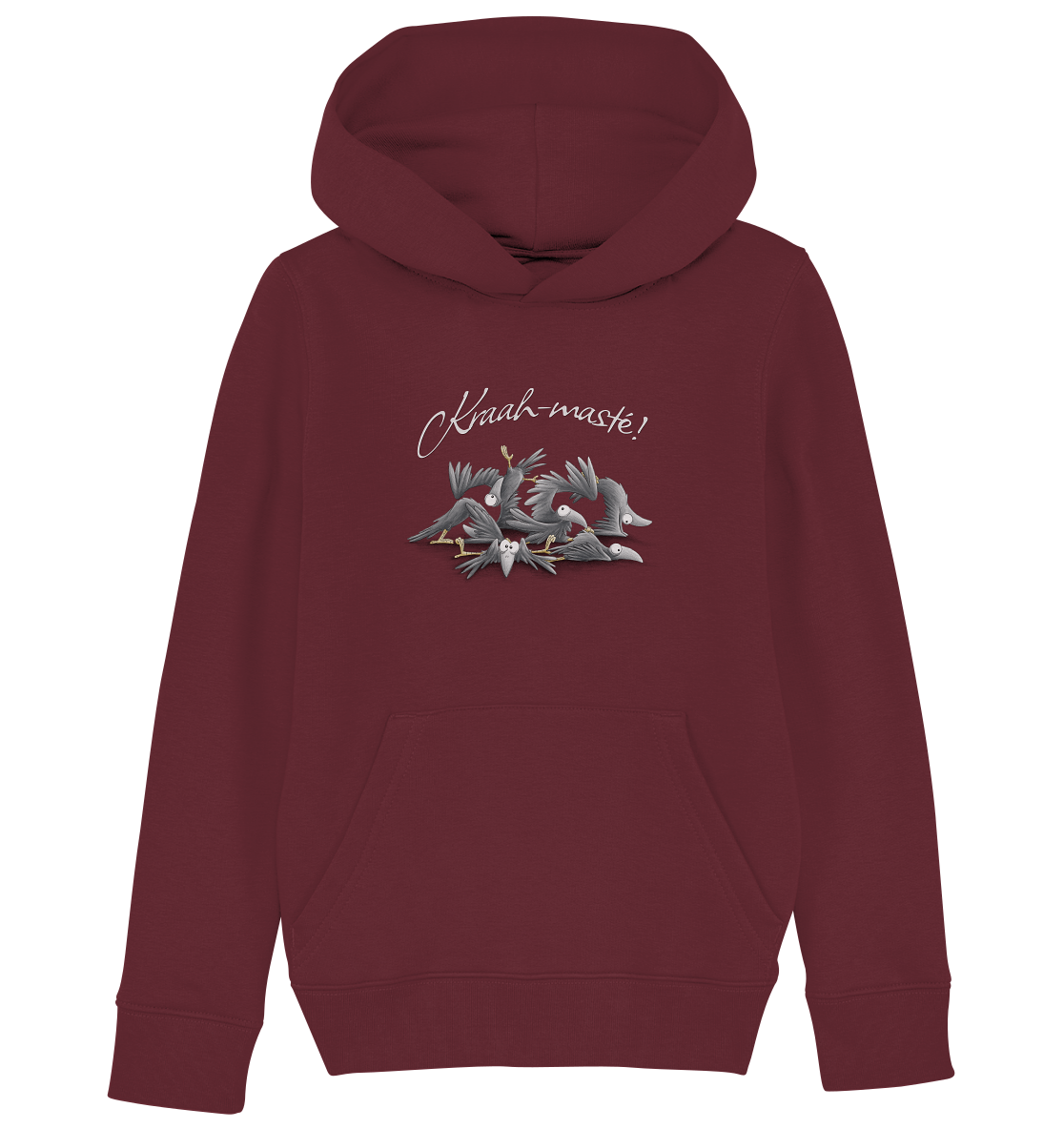 Kraah-masté! Yoga Raben Krähen - Kids Organic Hoodie