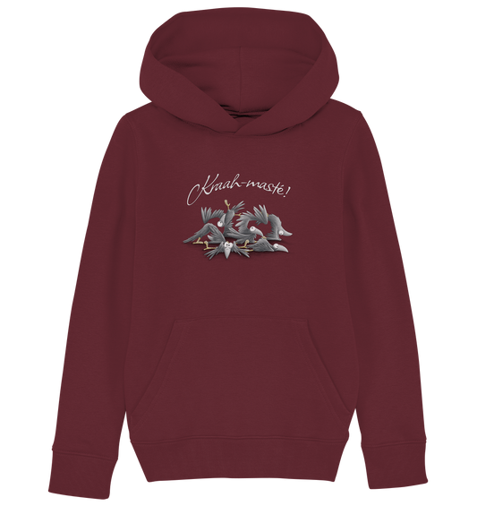 Kraah-masté! Yoga Raben Krähen - Kids Organic Hoodie