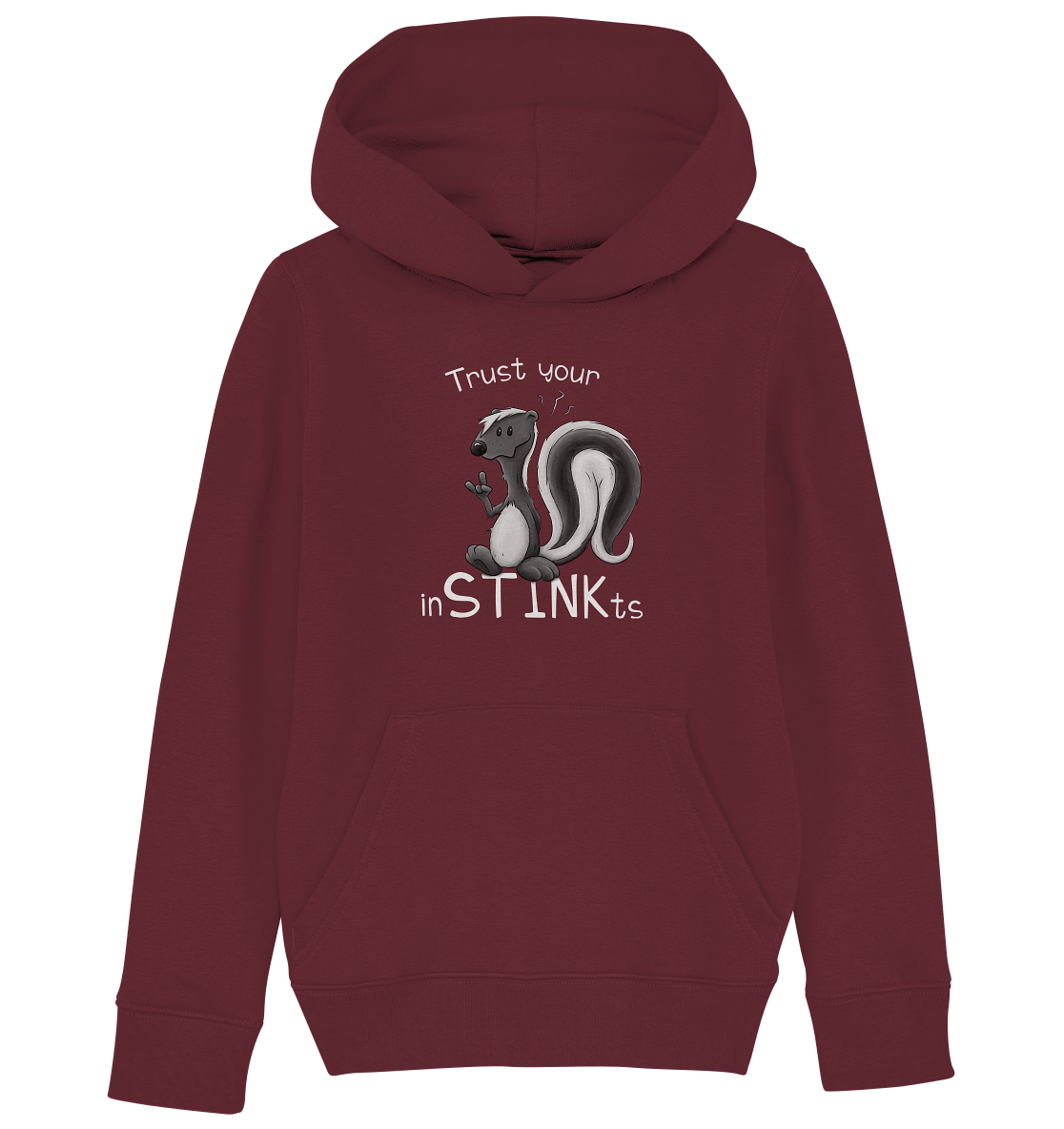 Trust Your inSTINKts Stinktier Humor - Kids Organic Hoodie