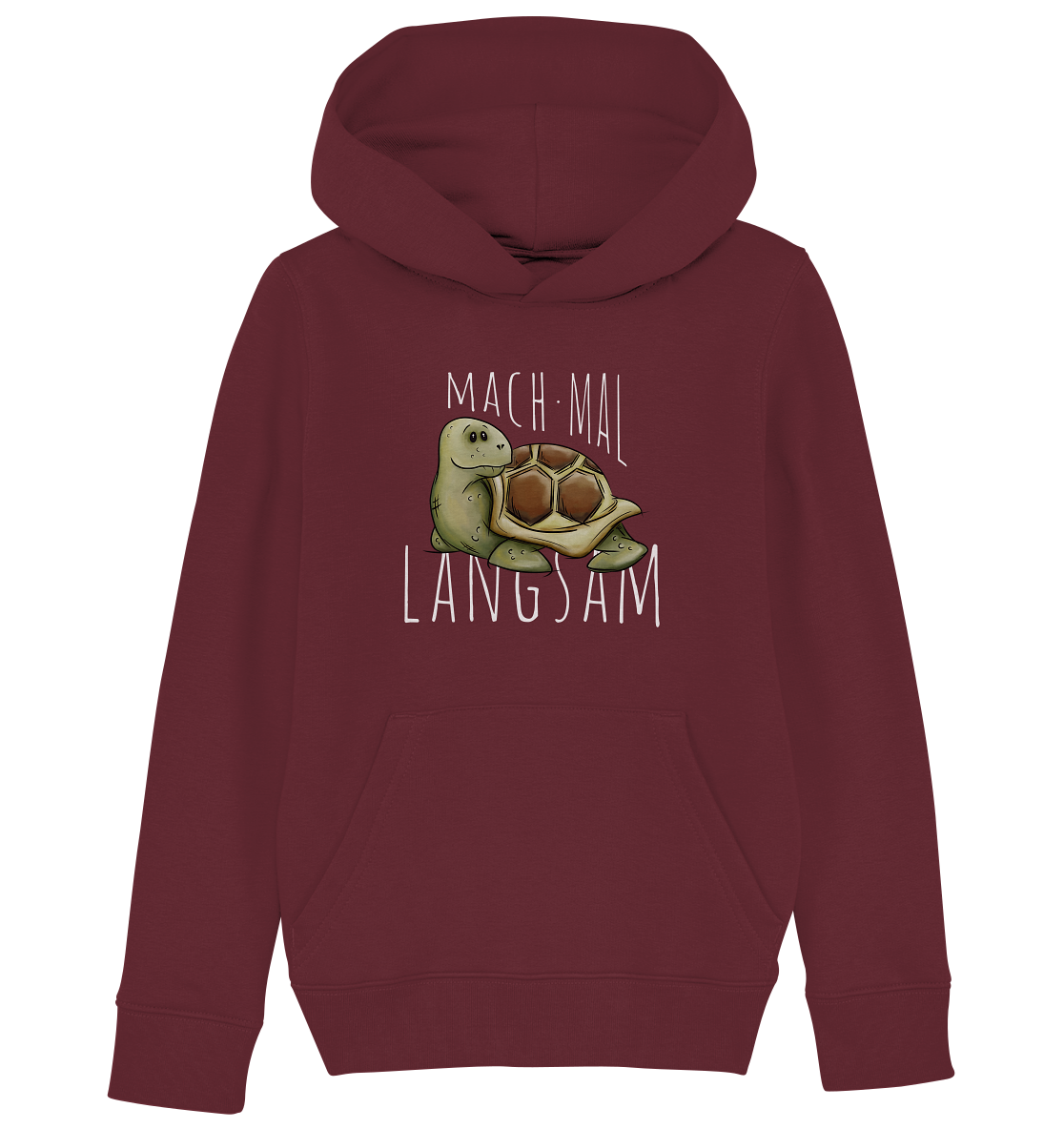 Mach mal langsam Schildkröte - Kids Organic Hoodie