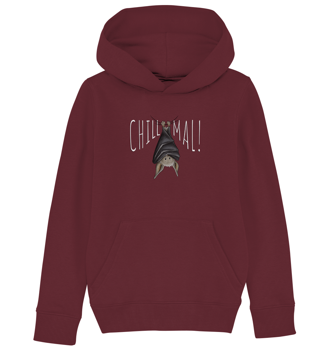 Chill Mal gemütliche Fledermaus - Kids Organic Hoodie