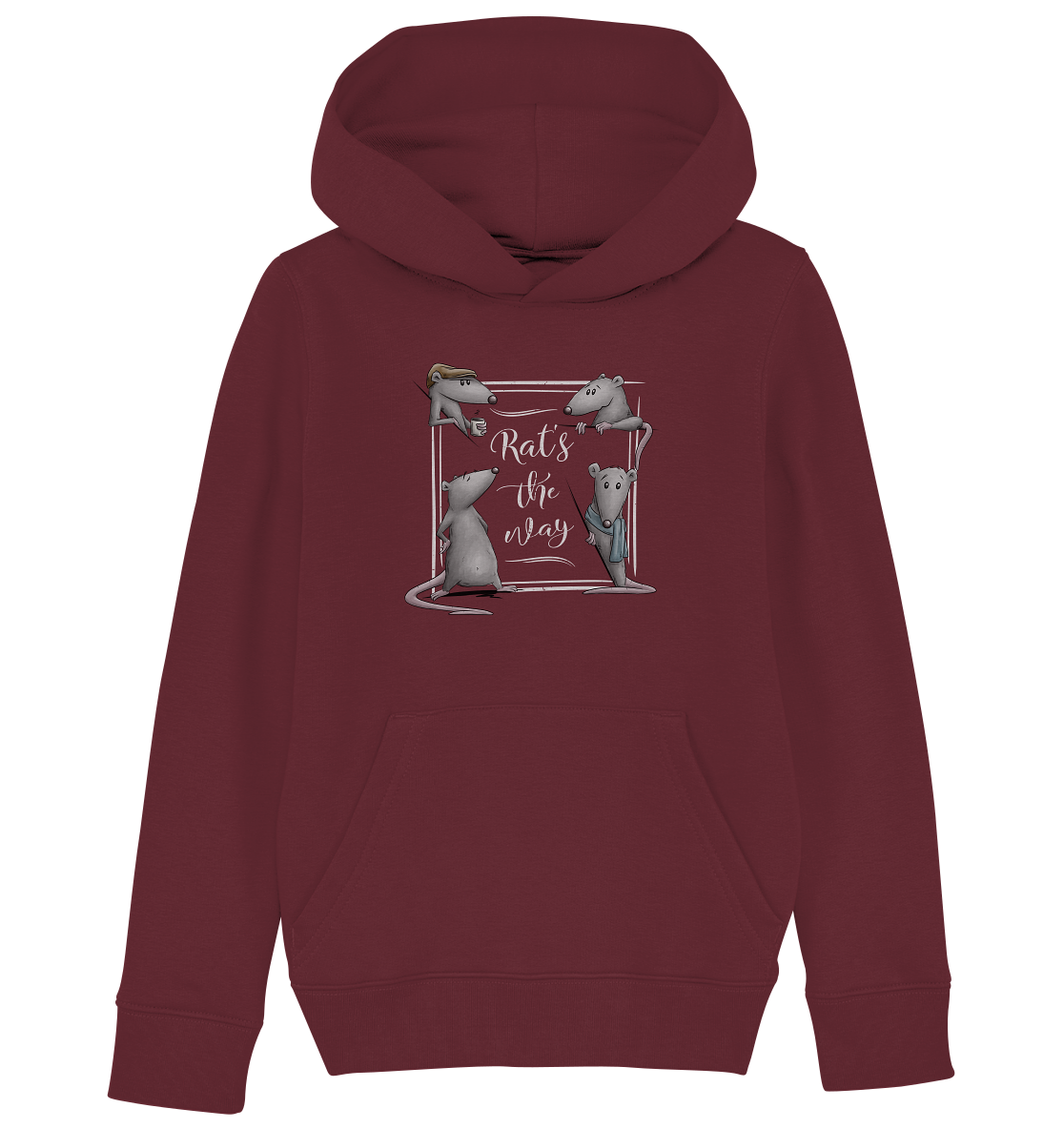 Rat’s The Way Kaffeehaus Ratten - Kids Organic Hoodie