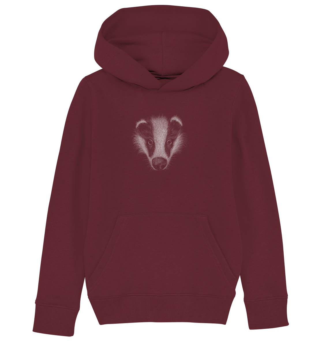 Kritzel-Kunst Dachs Illustration - Kids Organic Hoodie