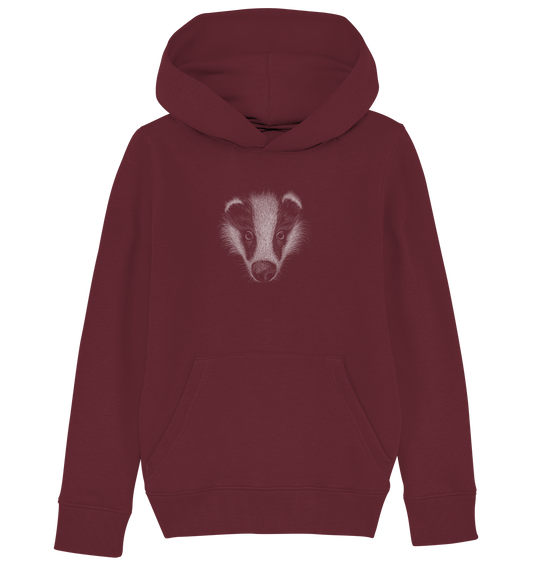 Kritzel-Kunst Dachs Illustration - Kids Organic Hoodie