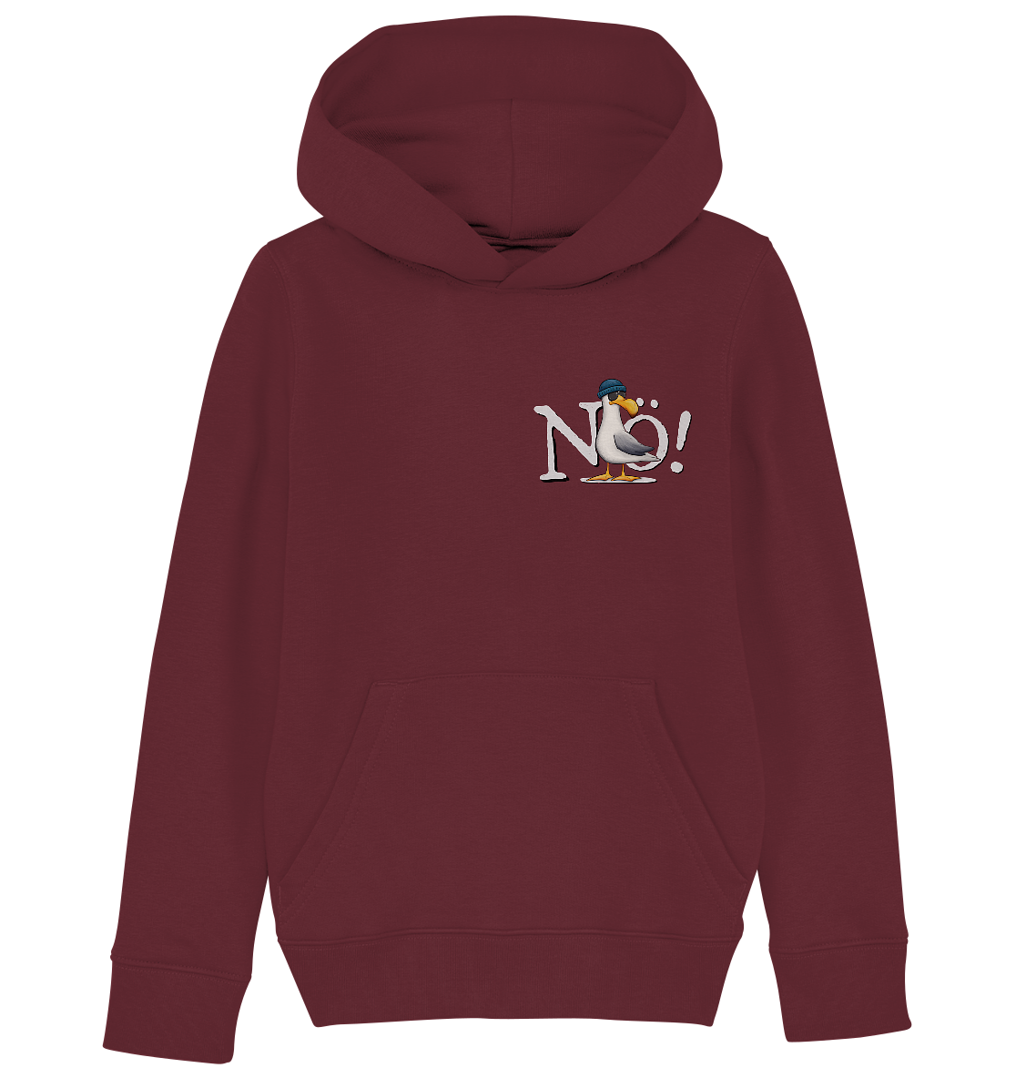Nö Kein Bock Möwe - Kids Organic Hoodie