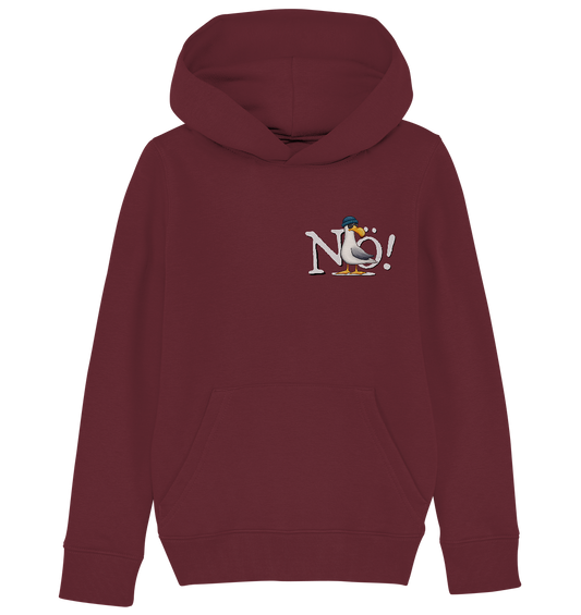 Nö Kein Bock Möwe - Kids Organic Hoodie