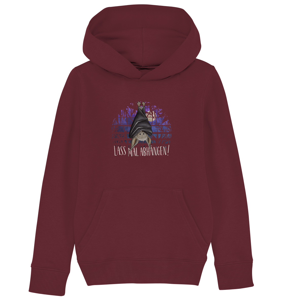 Lass mal abhängen Fledermaus - Kids Organic Hoodie