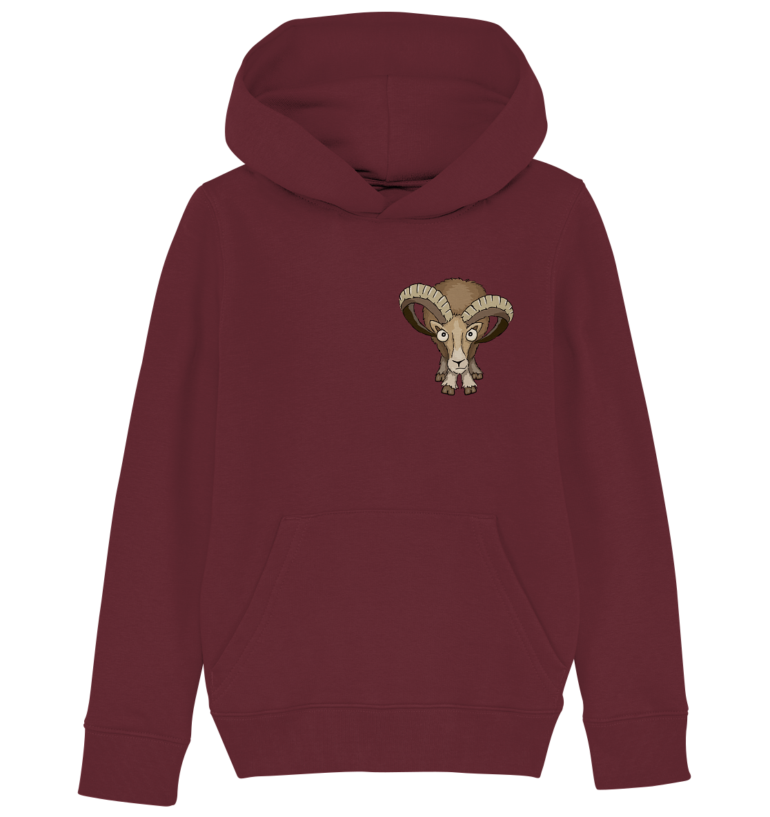Bockiges Mufflon Widder Schafbock - Kids Organic Hoodie