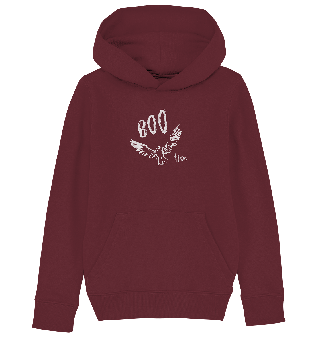 Boo Hoo! Fliegende Eule  - Kids Organic Hoodie