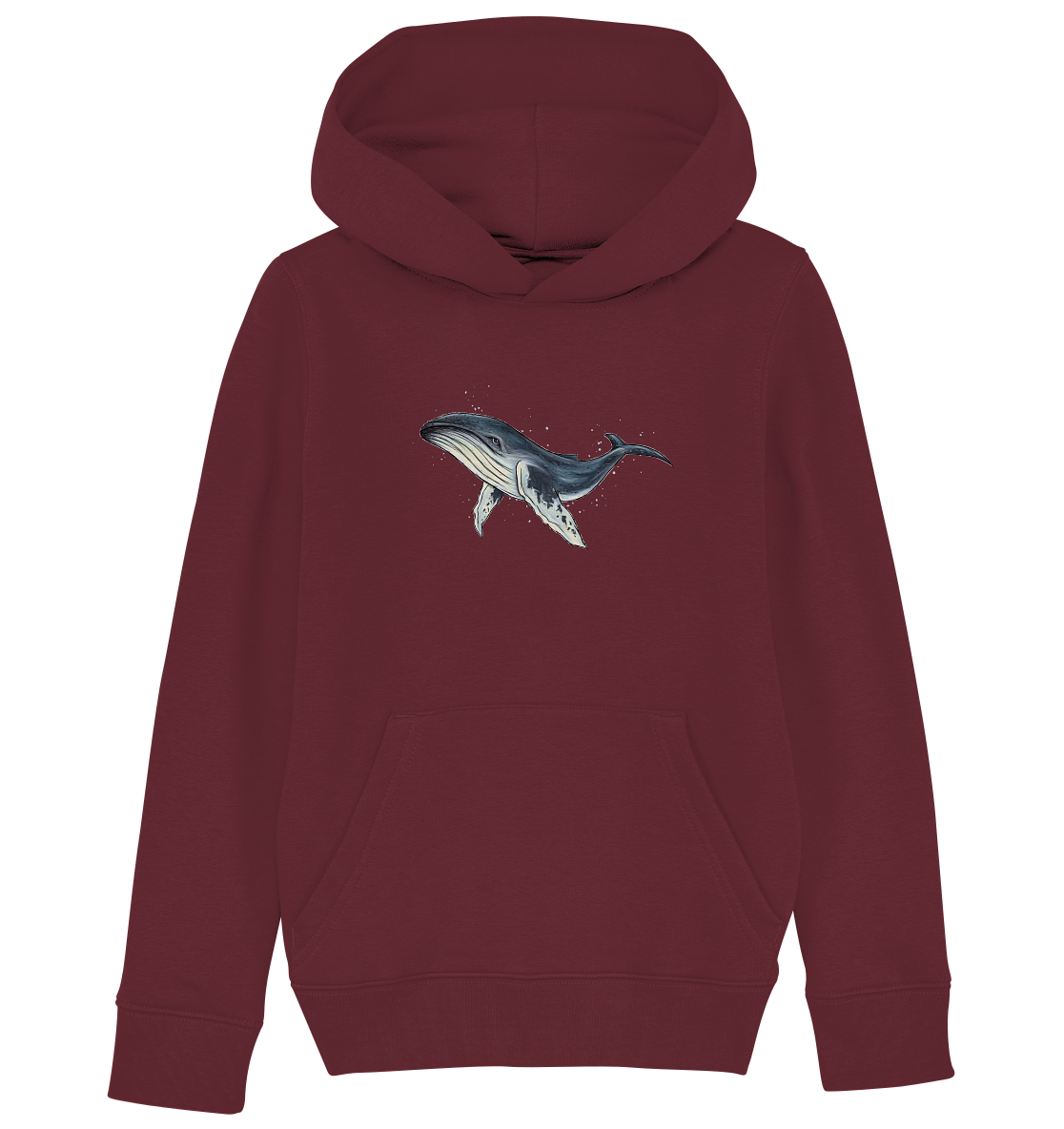 Tiefsee Ozean-Riese Buckelwal - Kids Organic Hoodie