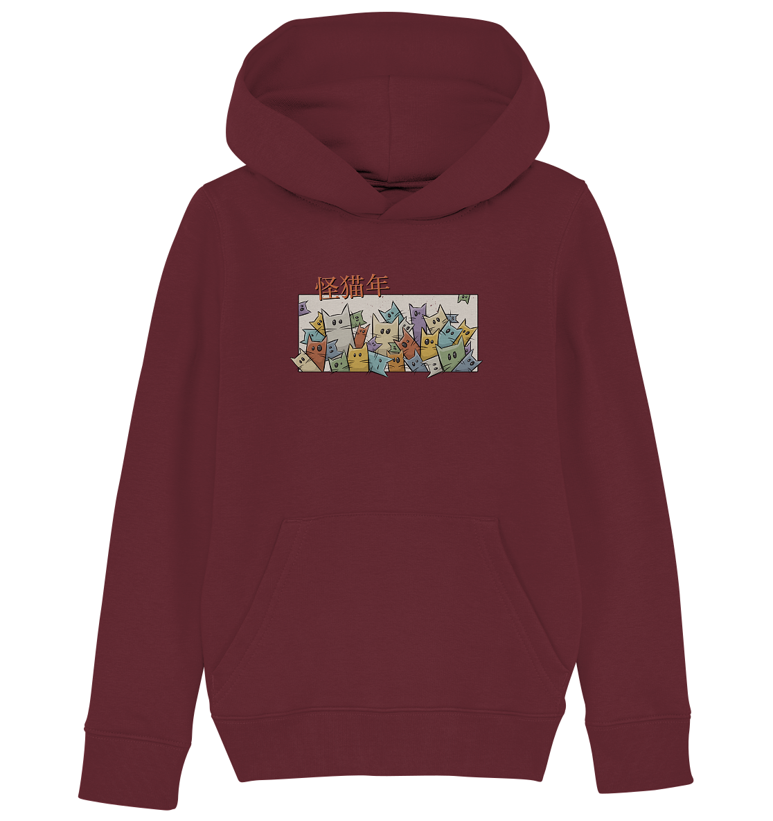 Chinesisches Jahr der Katzen - Kids Organic Hoodie