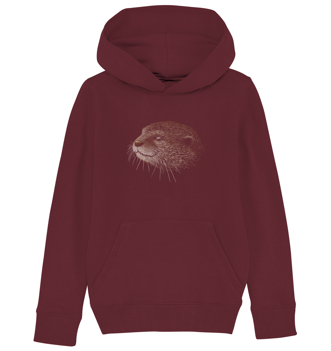 Otter Bleistift Zeichnung KritzelKunst - Kids Organic Hoodie