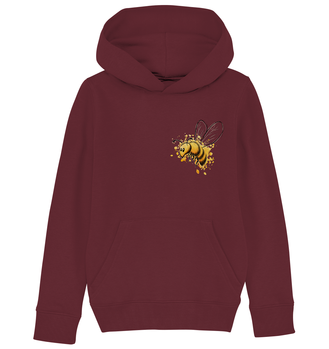 Lässige kleine Honig-Biene - Kids Organic Hoodie
