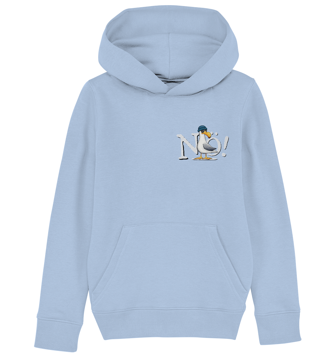Nö Kein Bock Möwe - Kids Organic Hoodie