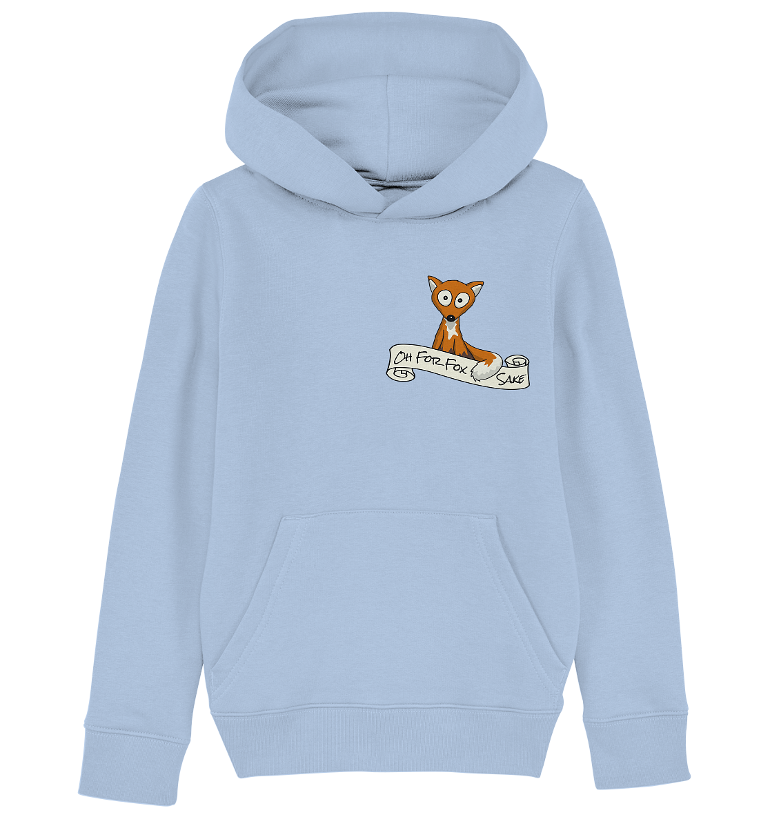 Oh For Fox Sake – Um Fuchses Willen - Kids Organic Hoodie