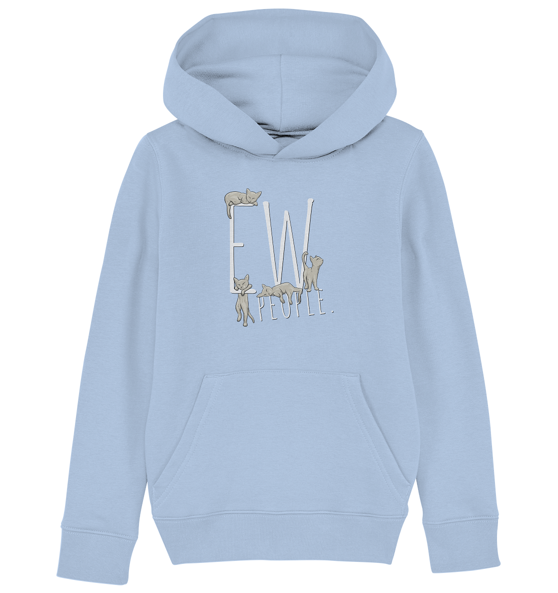 Ew, People. Sarkastische Katzen - Kids Organic Hoodie