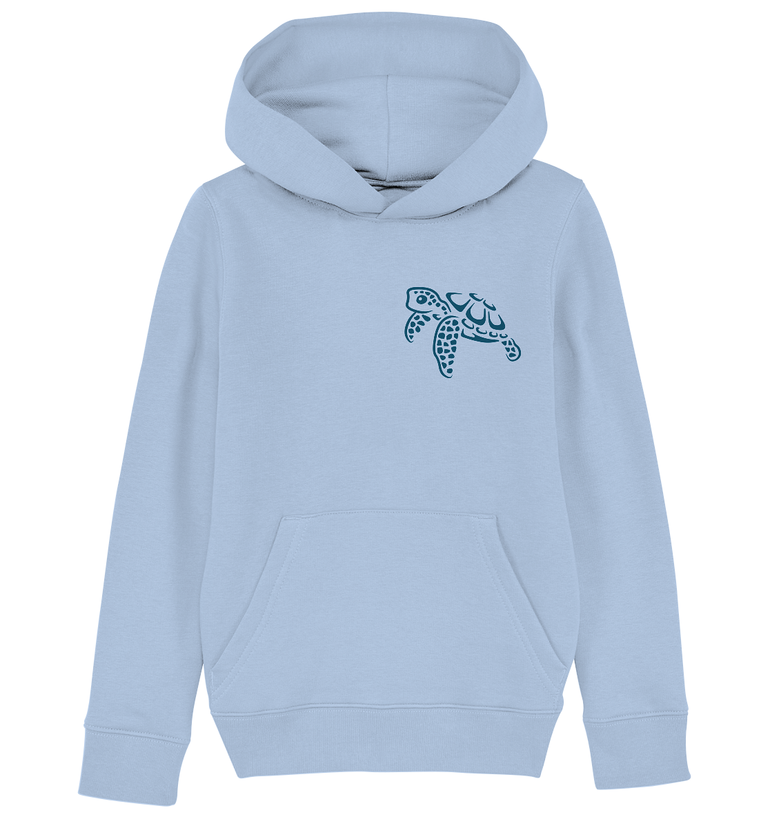 Lässig lustige Wasserschildkröte - Kids Organic Hoodie