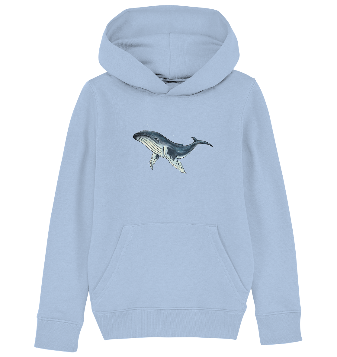 Tiefsee Ozean-Riese Buckelwal - Kids Organic Hoodie