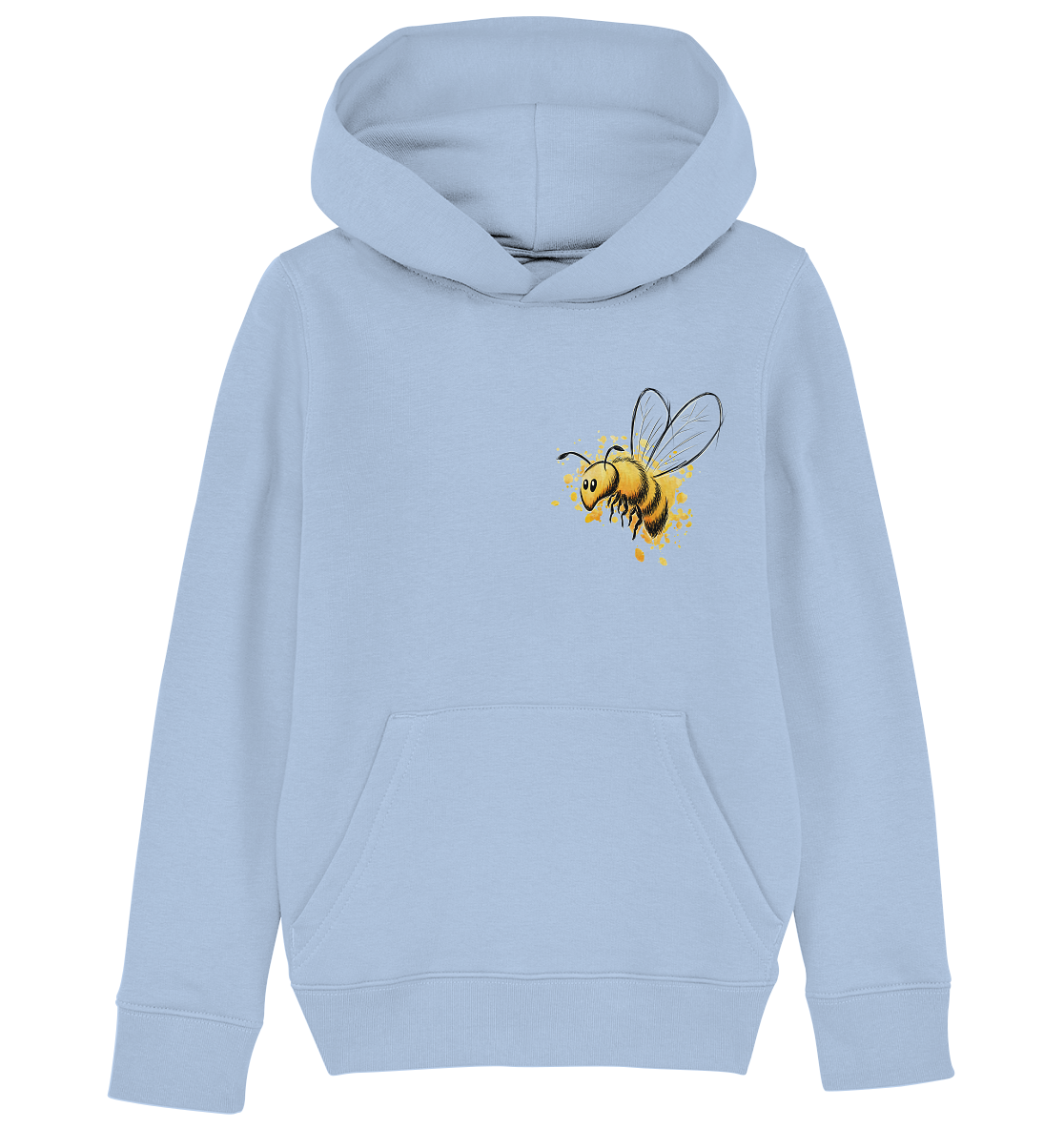Lässige kleine Honig-Biene - Kids Organic Hoodie