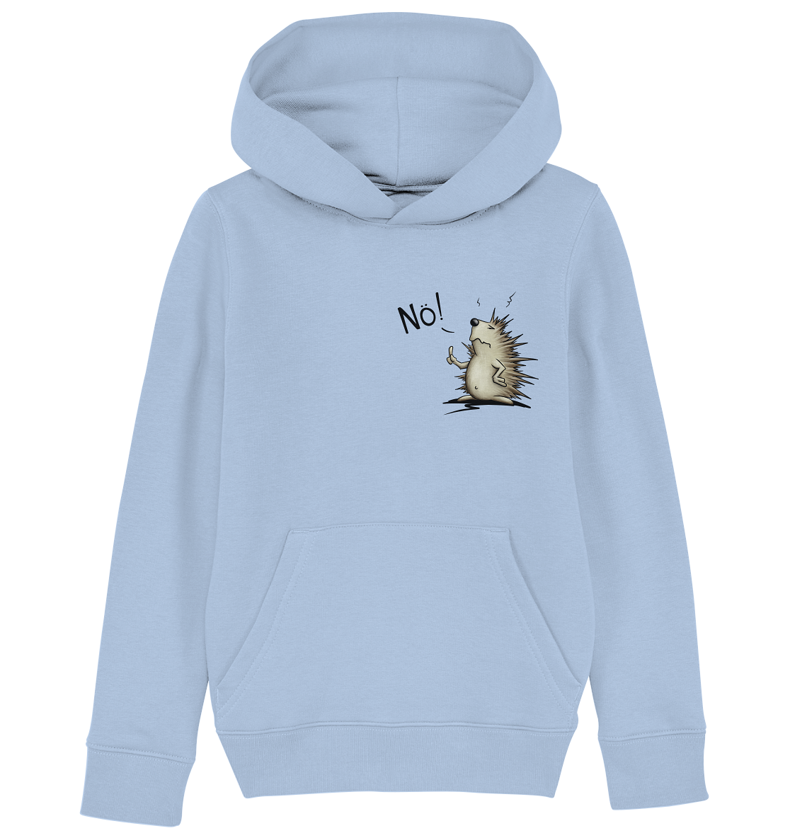 Nö! Grummeliger Igel - Kids Organic Hoodie
