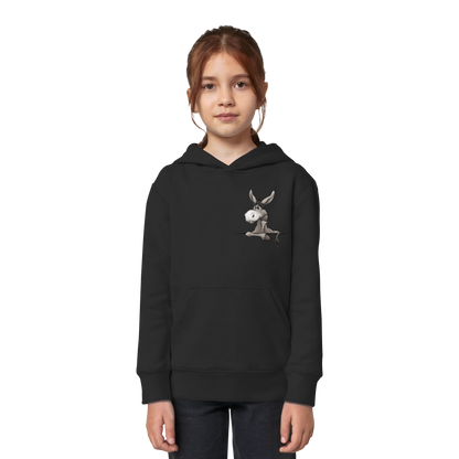 Lustiger lässiger Esel - Kids Organic Hoodie