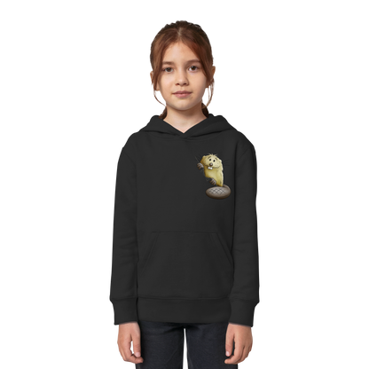 Lustiger frecher Biber - Kids Organic Hoodie